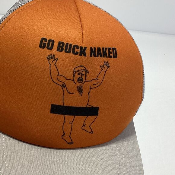 Duluth Trading Trucker Hat Go Buck Naked Snap Back Hat - Picture 1 of 7